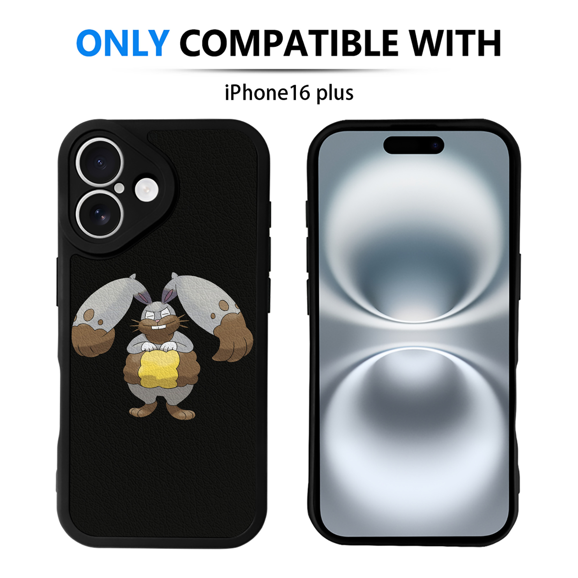 （画像用） ポケットモンスター Pokémon 【iPhone 16シリーズ対応】シリコンスマホケース（レザー調） 材質：シリコン